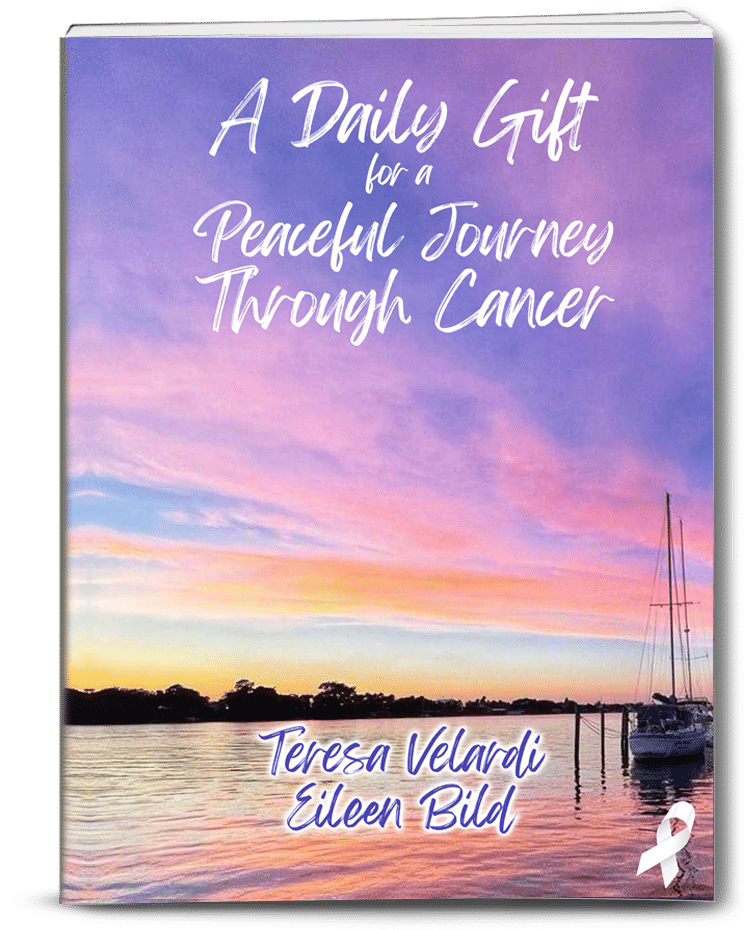 A Daily Gift for a Peaceful Journey Through Cancer 3D Book Cover